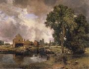 John Constable Dedham Mill china oil painting artist